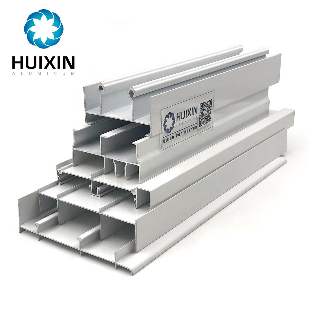 Traditional Dominican Powder Coating Aluminium Aluminium Sliding Windows Profiles