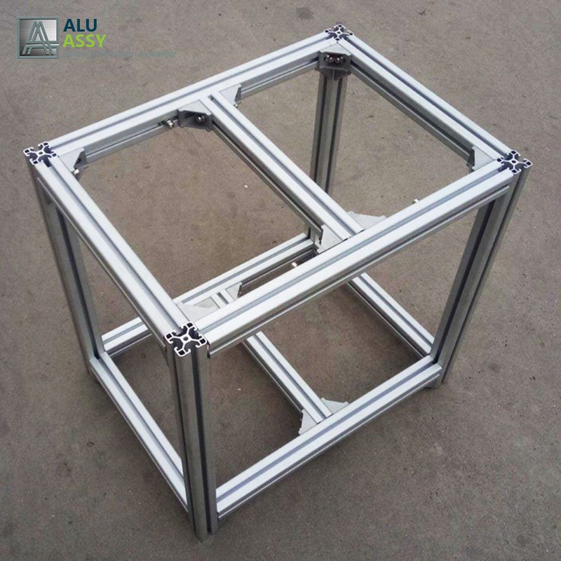 Custom industrial flight case extruded hardware housing frame aluminum profile