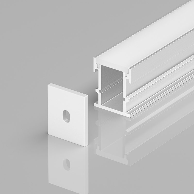 D02 25.8*22mm LED Aluminum Channel Mounted for Cinema Step Light and Outdoor Step Lights LED strip aluminum profile