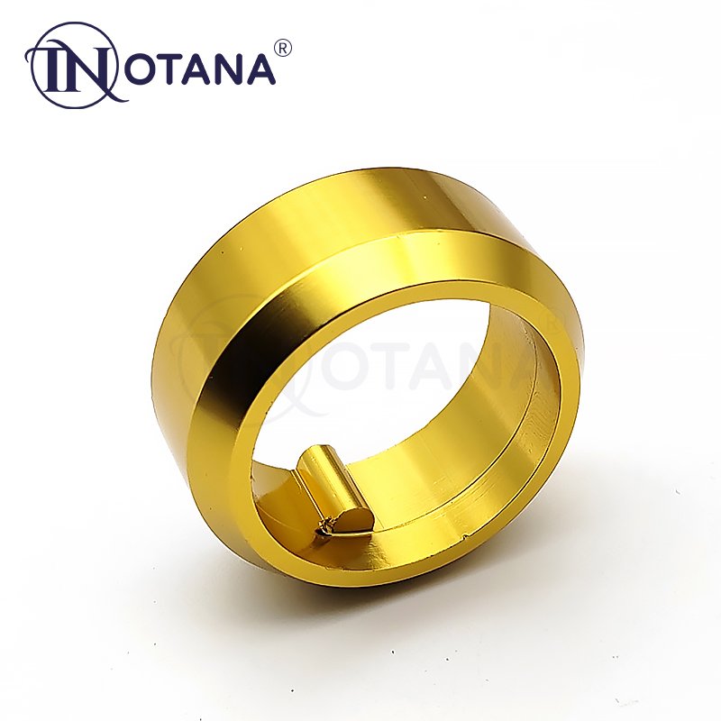 Anodizing industrial CNC extruded aluminum profile stair railing column foot ground flange