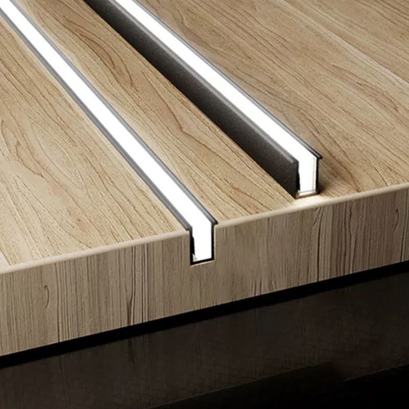 0809 bounded Led Strip Aluminum Profile LED Strip Aluminum Profile Line Light Cabinet Light Closet Light LED cabinet line lamp