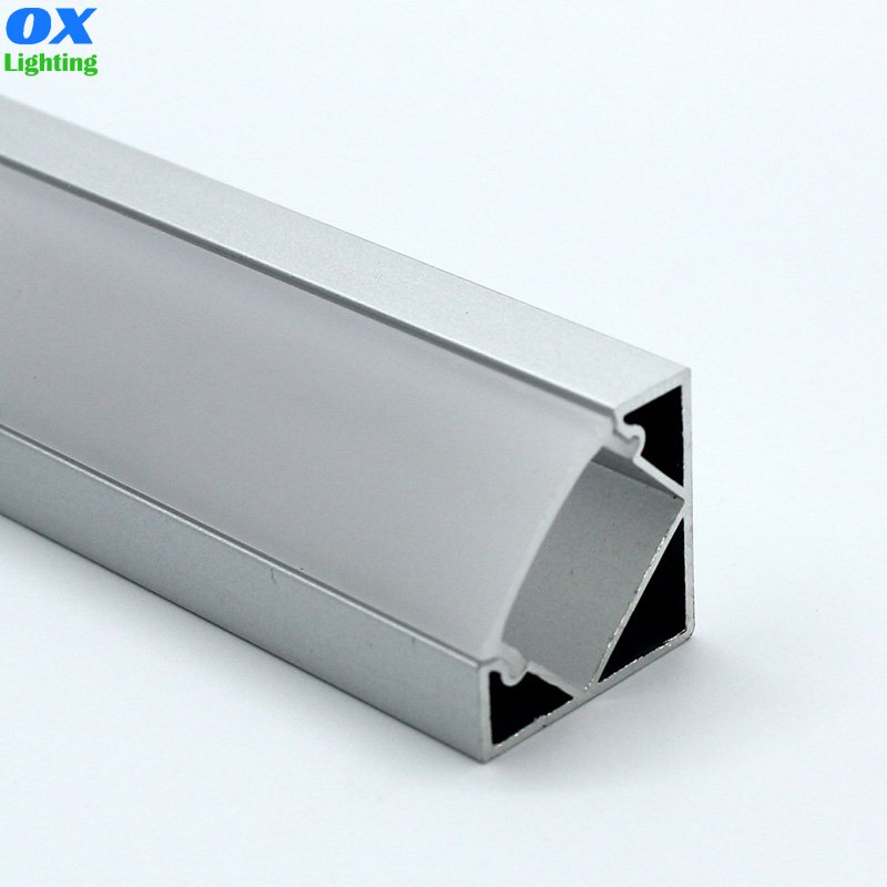 Corner Profile Led Light Led Aluminium Extrusion 45 90 Degree V Shape Aluminium Corner Profiles 3m Surface Mounted Perfiles Led