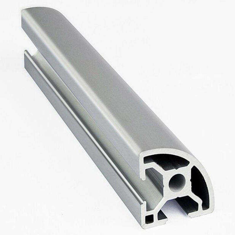 cleanrooms sided sliding aluminium coil door track profiles roll stylish punch hole 120 degree aluminum extrusion angle