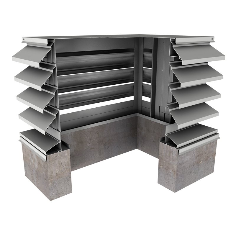 Custom China good quality aluminum profile, 6063 t5 6061 t6 aluminum louver blade