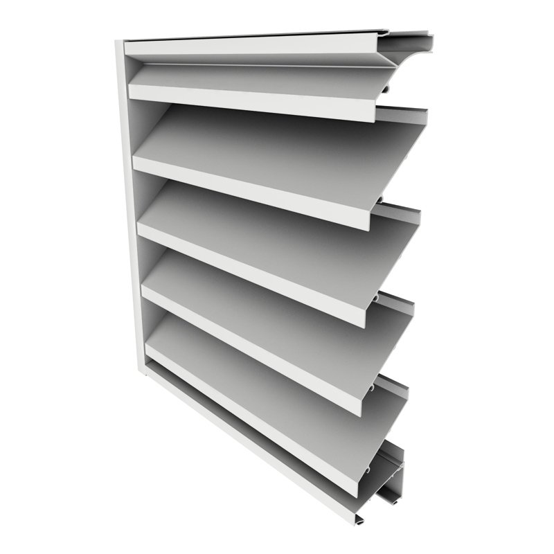 Custom China good quality aluminum profile, 6063 t5 6061 t6 aluminum louver blade