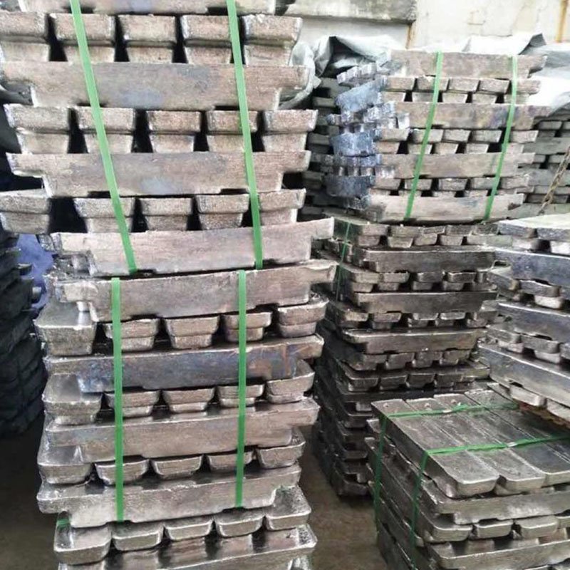 Various types of lead ingots and aluminium ingots/99.994% pure metal tin, lead and antimony ingots