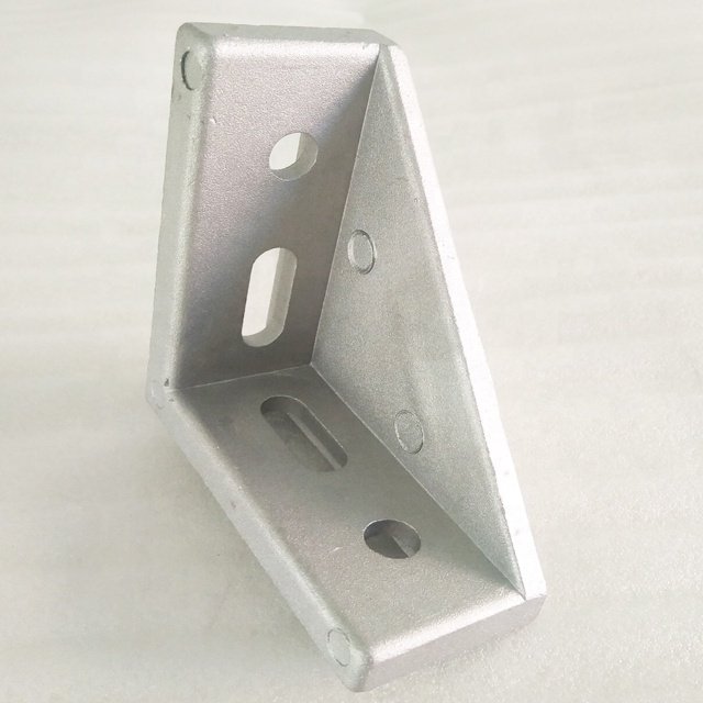 Extruded Aluminium Corner Joint CNC Aluminium Profile 45 Degree Angle Bracket