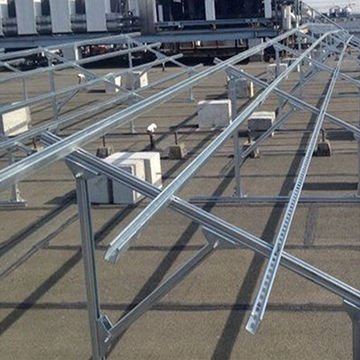 solar aluminum profile panel ground mounting system kit pv module bracket for solar panel