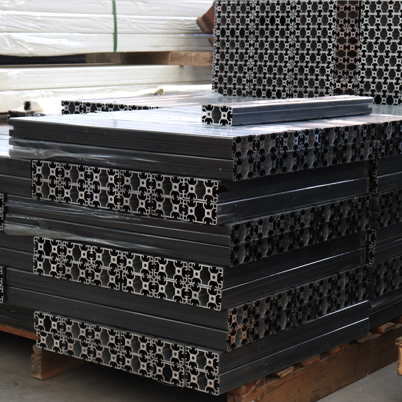 6063 T5 Alloy industrial aluminum profile 8mm Groove Slotted Framing System t slot aluminum extrusion