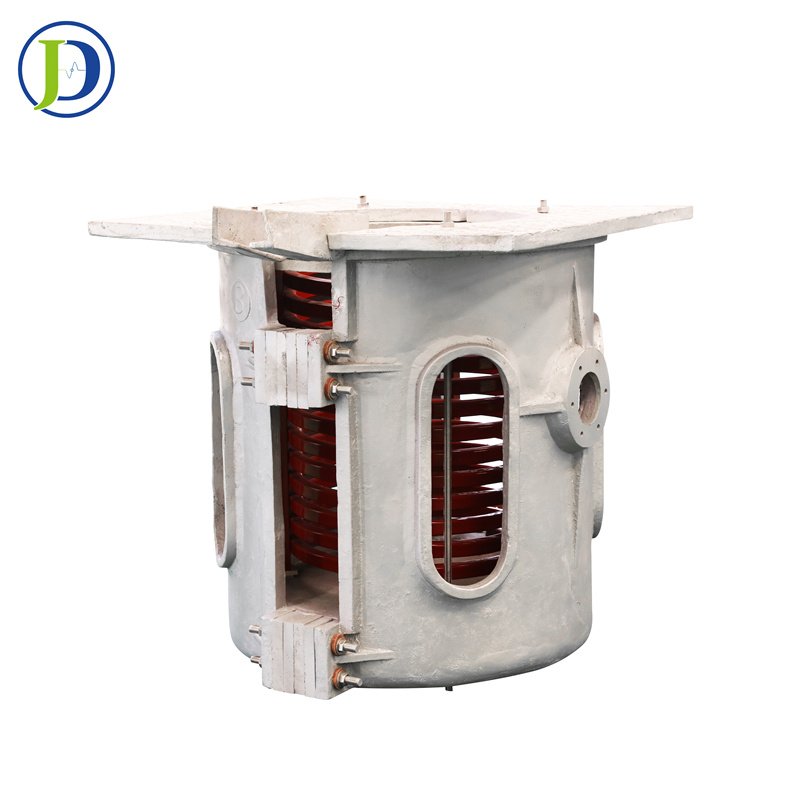 Judian brand 35kw induction melting furnace for melting metal scrap aluminum copper brass