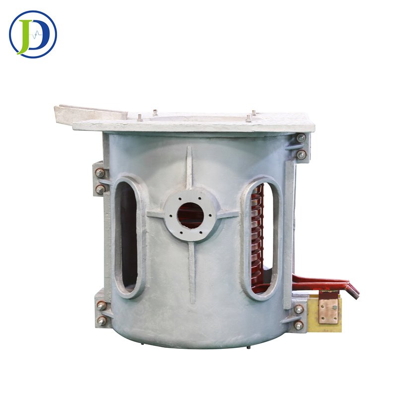 Judian brand 35kw induction melting furnace for melting metal scrap aluminum copper brass