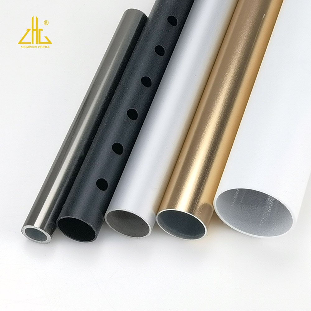 ZHONGLIAN 3003 6063 7075 Telescopic Anodized Round Tarp Pole Aluminum Tubing Tent Pole Aluminum Pipes