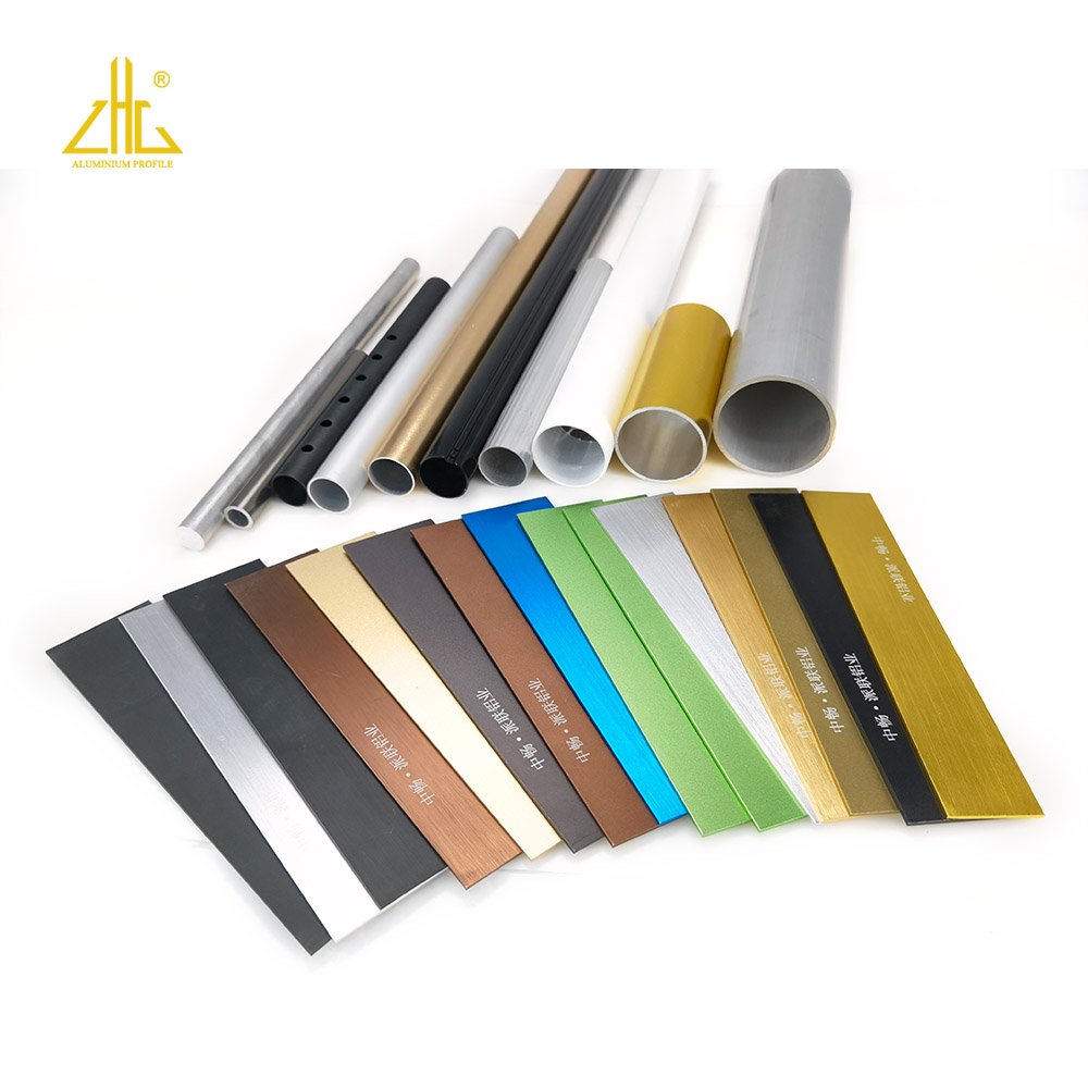 ZHONGLIAN 3003 6063 7075 Telescopic Anodized Round Tarp Pole Aluminum Tubing Tent Pole Aluminum Pipes