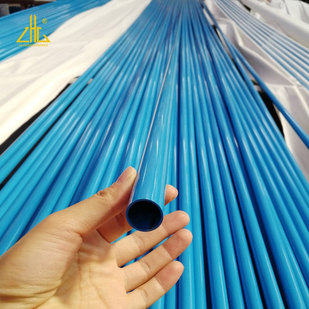 ZHONGLIAN 3003 6063 7075 Telescopic Anodized Round Tarp Pole Aluminum Tubing Tent Pole Aluminum Pipes
