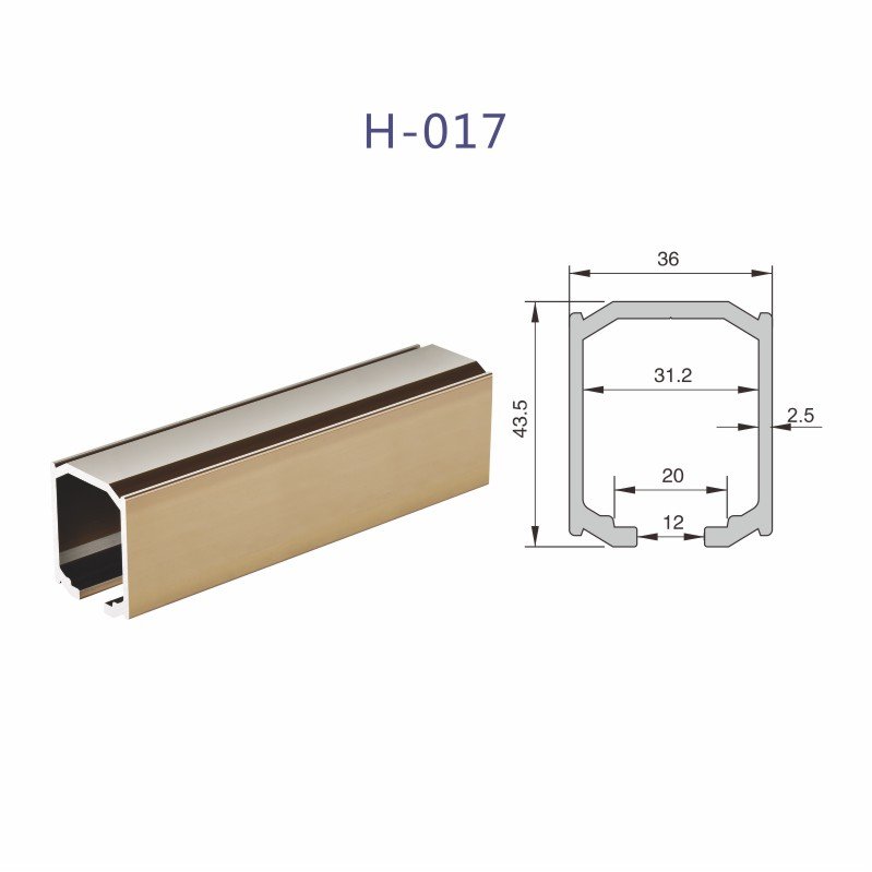 Premium Quality Aluminium Profiles For Sliding Doors Hardware Accessories Sliding Door Rail