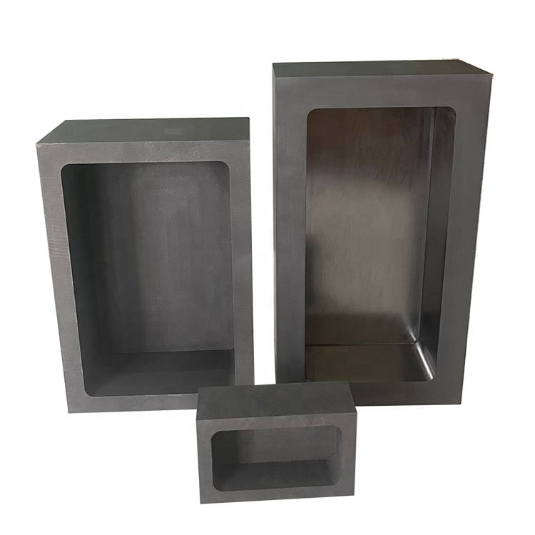 High temperature resistance graphite ingot mold for aluminium melting
