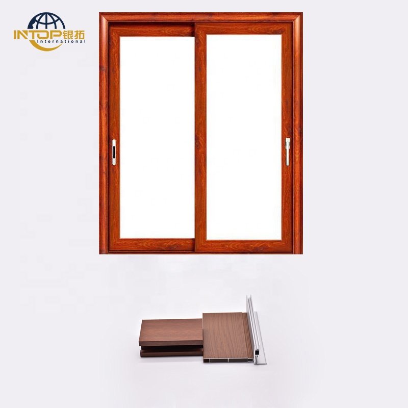 Guangdong Aluminum Profile Wooden Grain Aluminum Garage doors Profiles Fence aluminum profile
