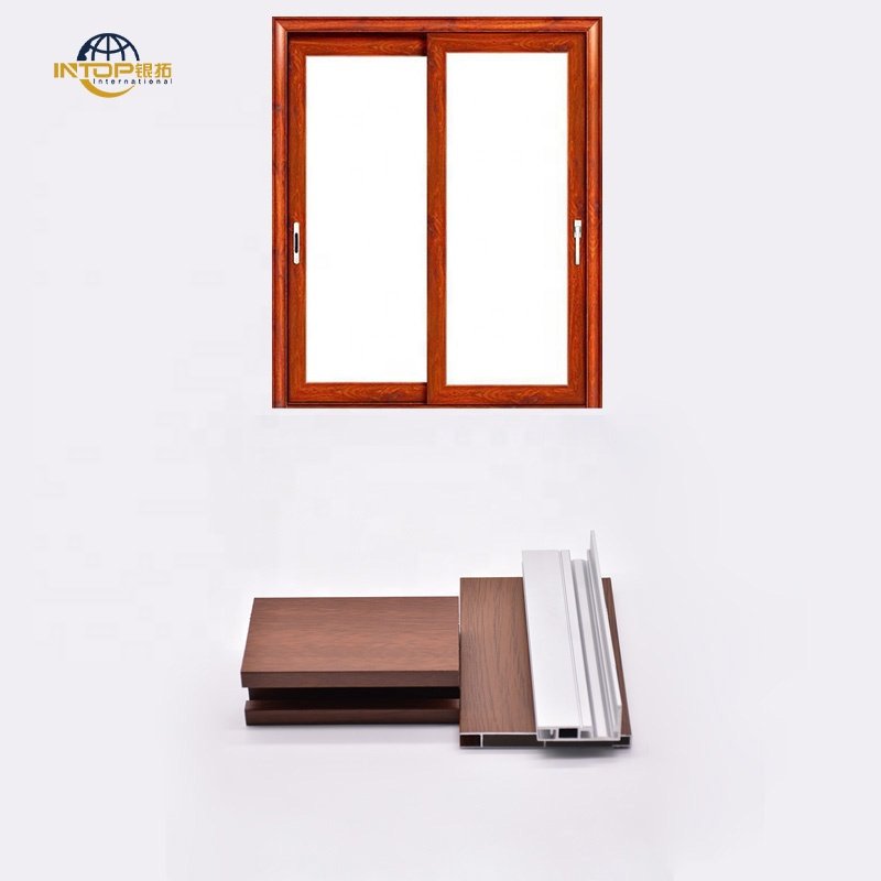 Guangdong Aluminum Profile Wooden Grain Aluminum Garage doors Profiles Fence aluminum profile