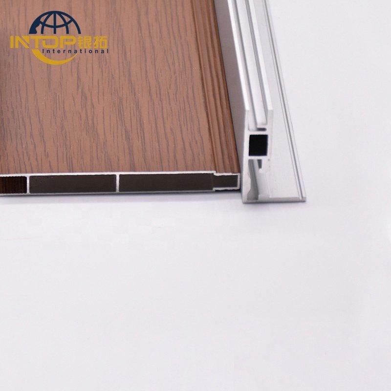 Guangdong Aluminum Profile Wooden Grain Aluminum Garage doors Profiles Fence aluminum profile