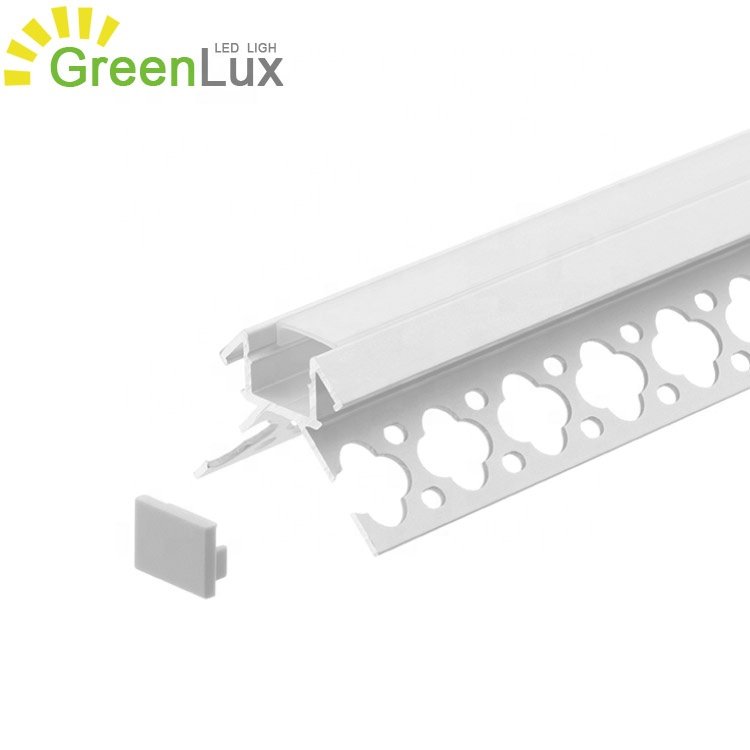 plaster led aluminum profile drywall
