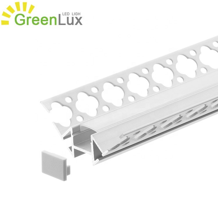 plaster led aluminum profile drywall