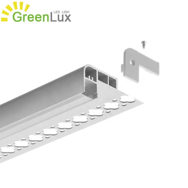 plaster led aluminum profile drywall