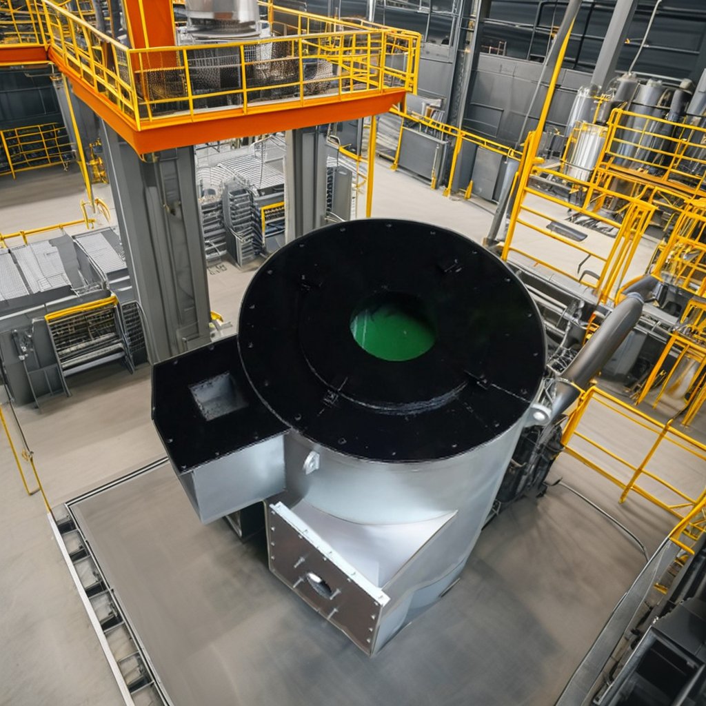 Wooden Pellet Fired Pit Type Crucible Furnace for Aluminium Melting Furnace for Die Casting Purpose 200 Kgs at Reasonable Price