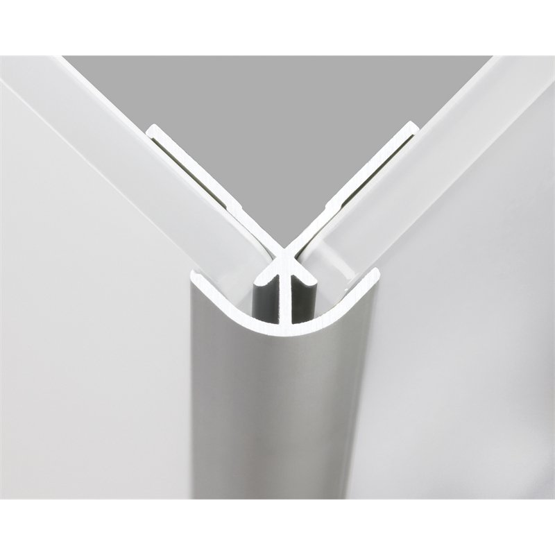 Anodizing aluminum angle corner aluminium round profiles corner connector extrusions for wall and cabinet edge