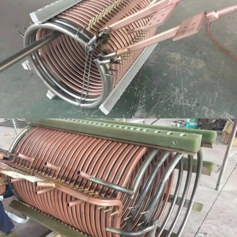 Capacity 1.0 Ton Medium Frequency Electric Induction Melting Furnace with Aluminum Shell for Ingot Casting Industry