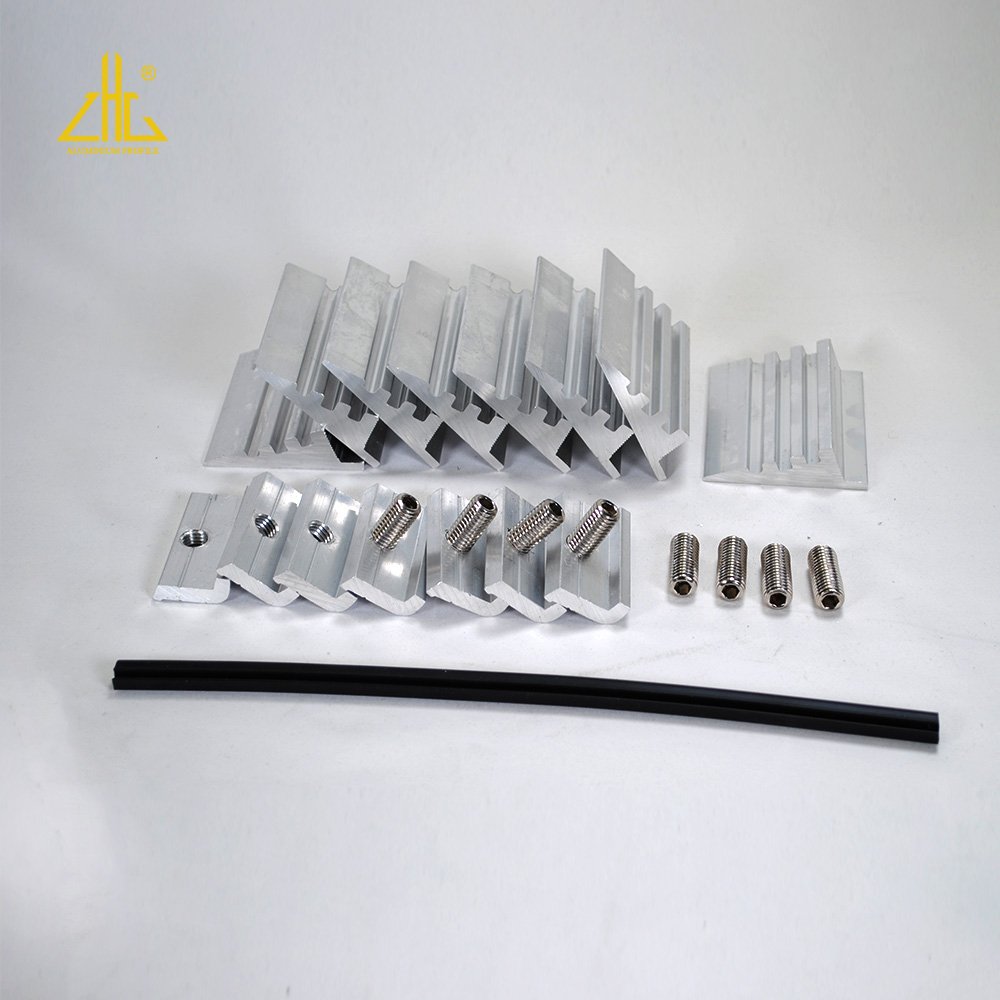 Aluminium Balustrades Aluminum Frameless Profile U Channel Clamp 10-20mm Glass Railing Pool Fence