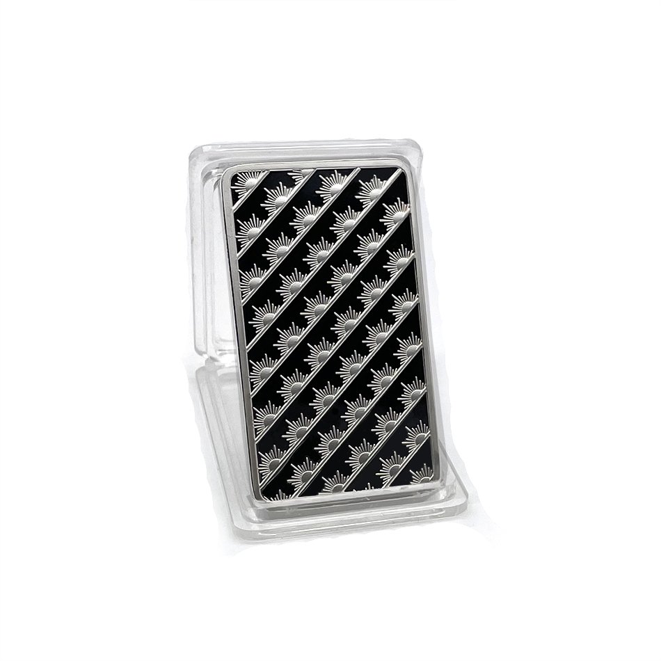 WD Custom suisse gilding silvering ingot bar 1 ounce plated silver / copper / gold digger prospector metal mugget ingot bars