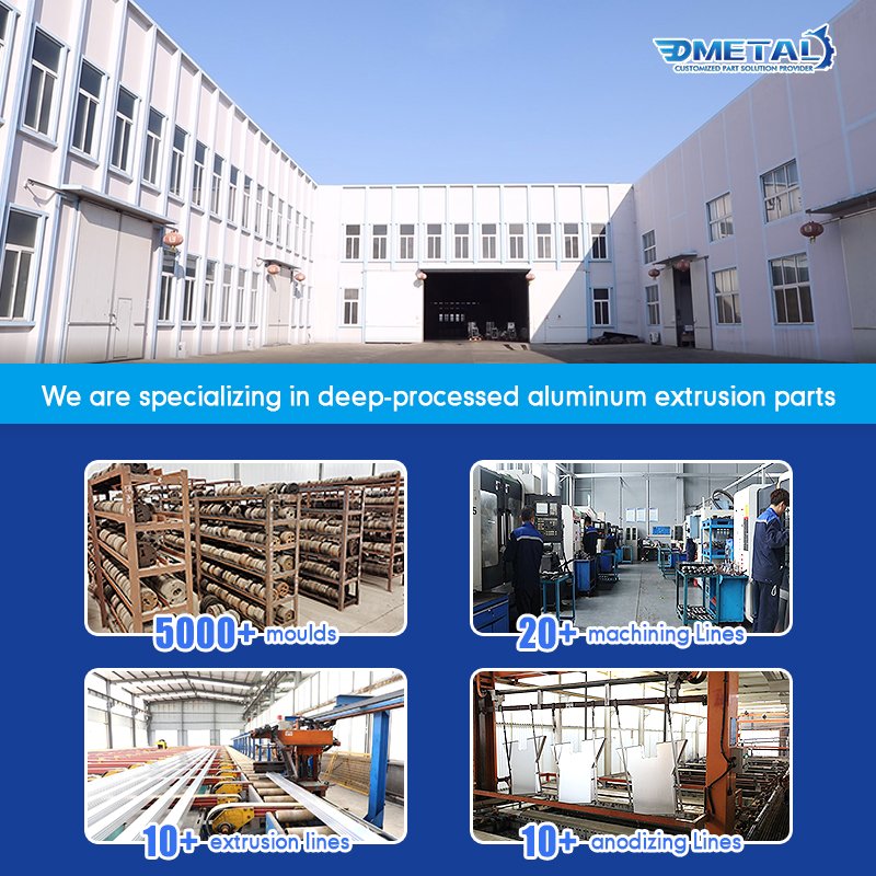 Anodized Strucktural Industrial CNC Custom Extrusion 6063Aluminum Profile Extruded Aluminium Profiles