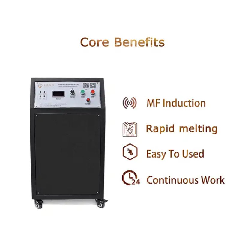 1kg can melt gold, silver, copper and other metals small cabinet melting furnace