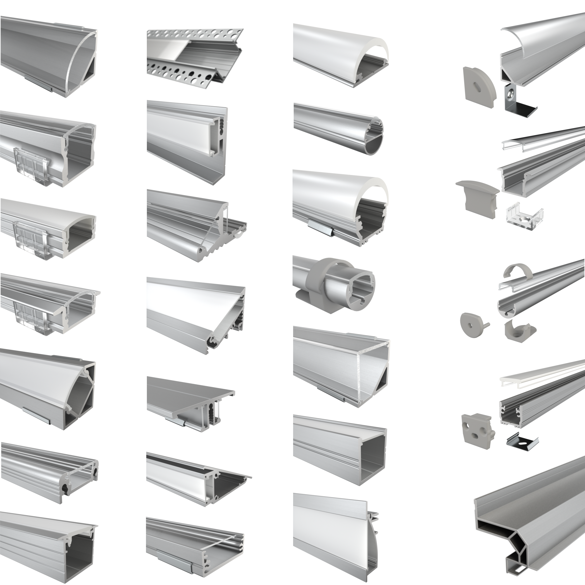 LED aluminum cold forging skiving fin heatsink aluminum t8 heatsink tube housing