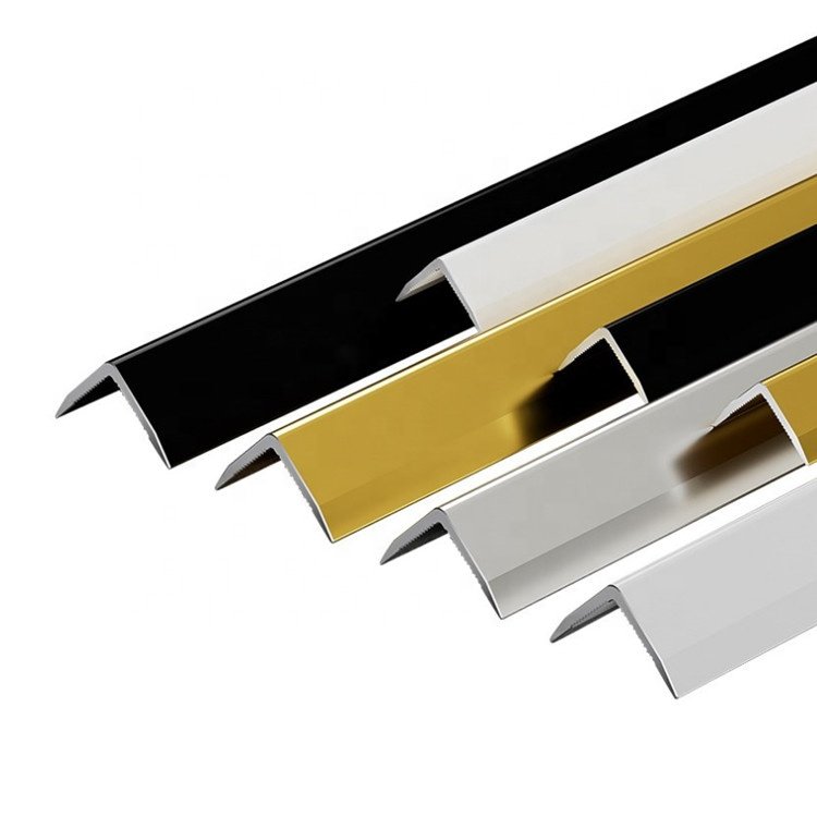 Aluminum Profiles Building accessories for tile edge Aluminum L Shape wall corner trim profile metal trim for wall angle