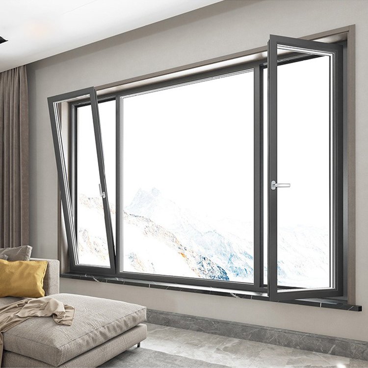 LML Customized High Quality Windows Aluminium Casement Window Profiles Tilt And Turn Windows