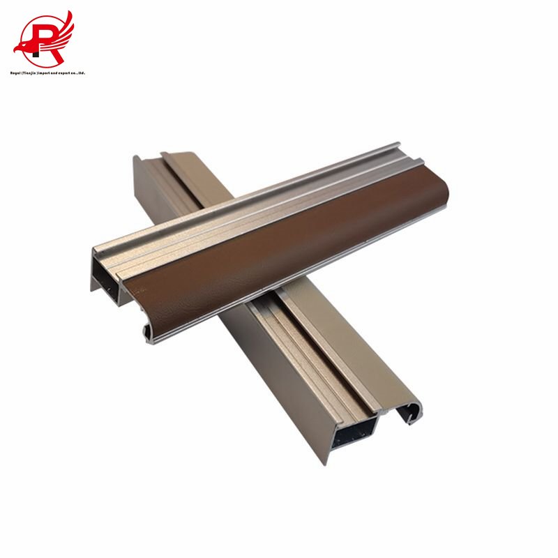 Invisible sliding door frame aluminum profile material sheet wardrobe sliding door aluminum factory wholesale