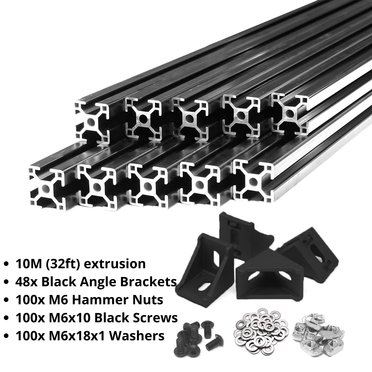 Aluminum profile Manufacturer Custom Industrial Extruded T V Slot aluminium construction profile 4040