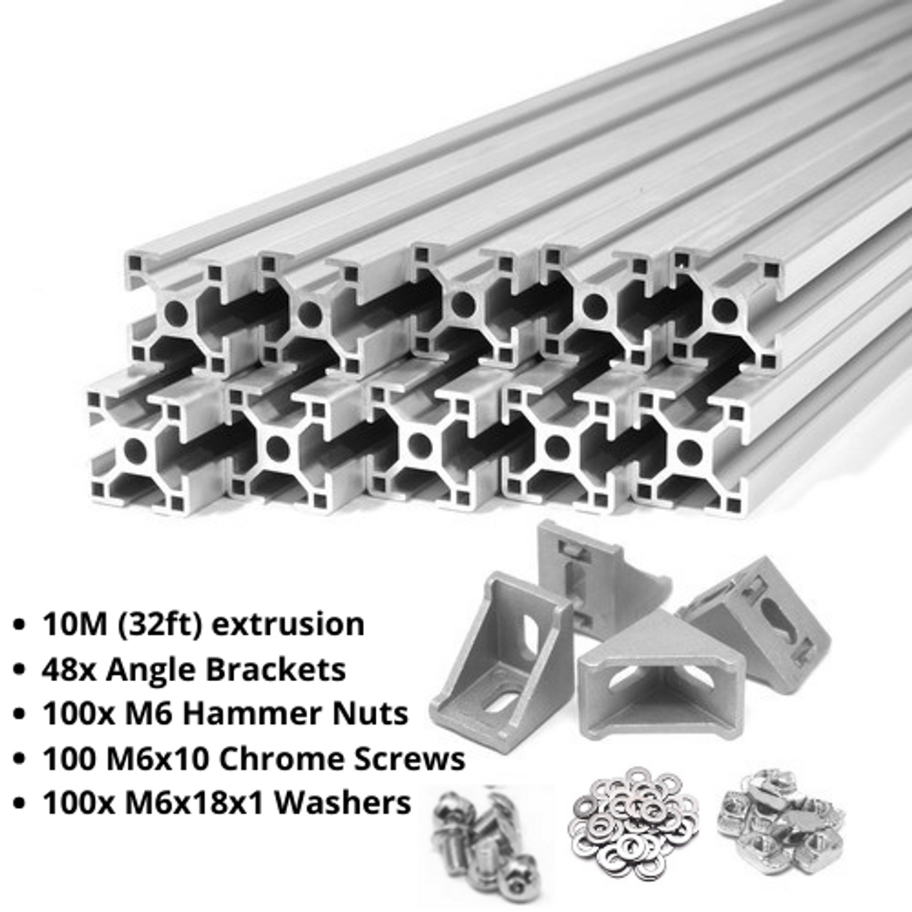 Aluminum profile Manufacturer Custom Industrial Extruded T V Slot aluminium construction profile 4040