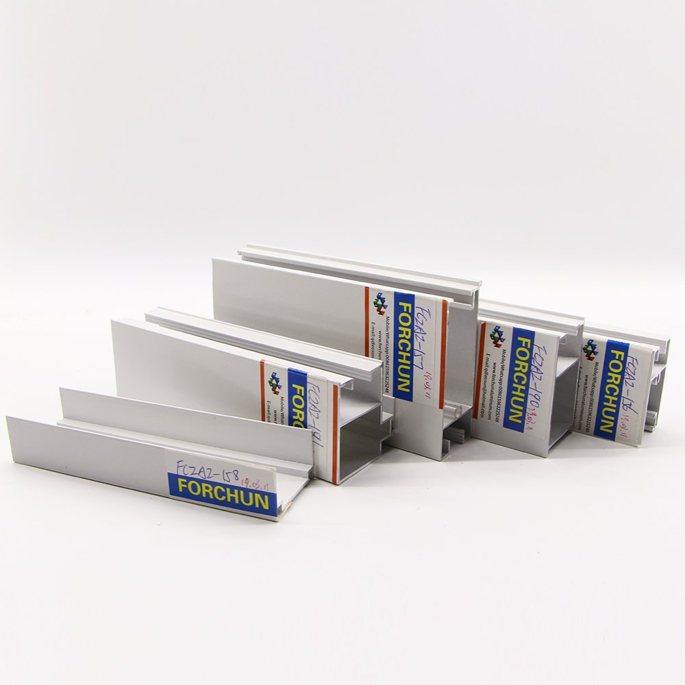 Colombia 8025 Extruded Aluminum Profile For Sliding Windows