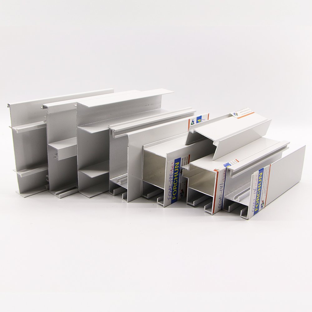 Colombia 8025 Extruded Aluminum Profile For Sliding Windows