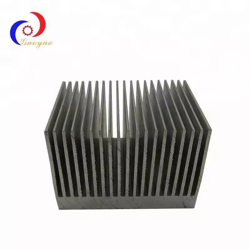 Custom disipador aluminio black aluminum extruded cold forged pin fin heatsink for industry