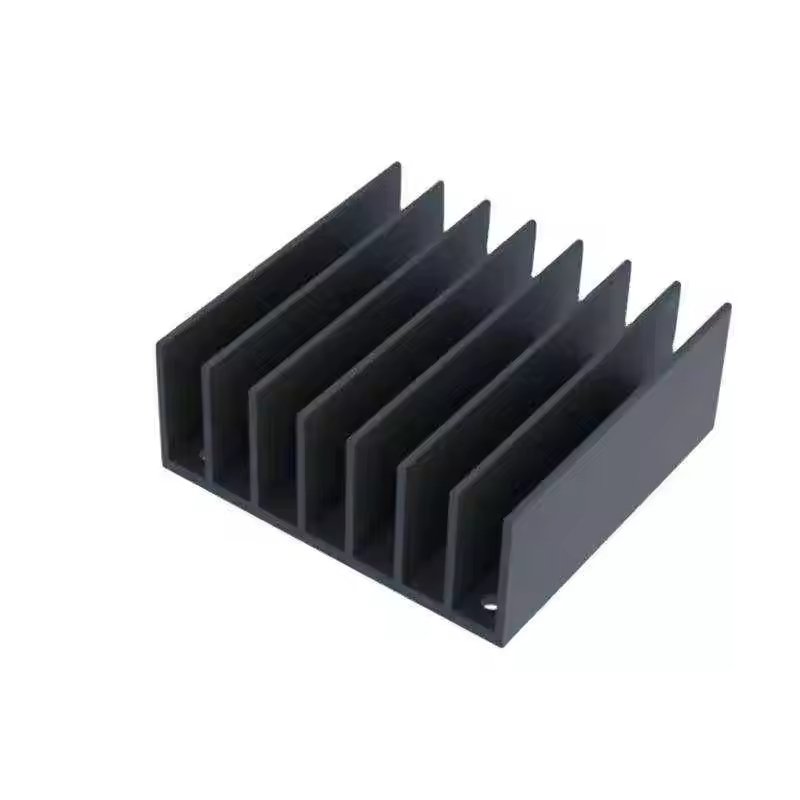 Custom disipador aluminio black aluminum extruded cold forged pin fin heatsink for industry