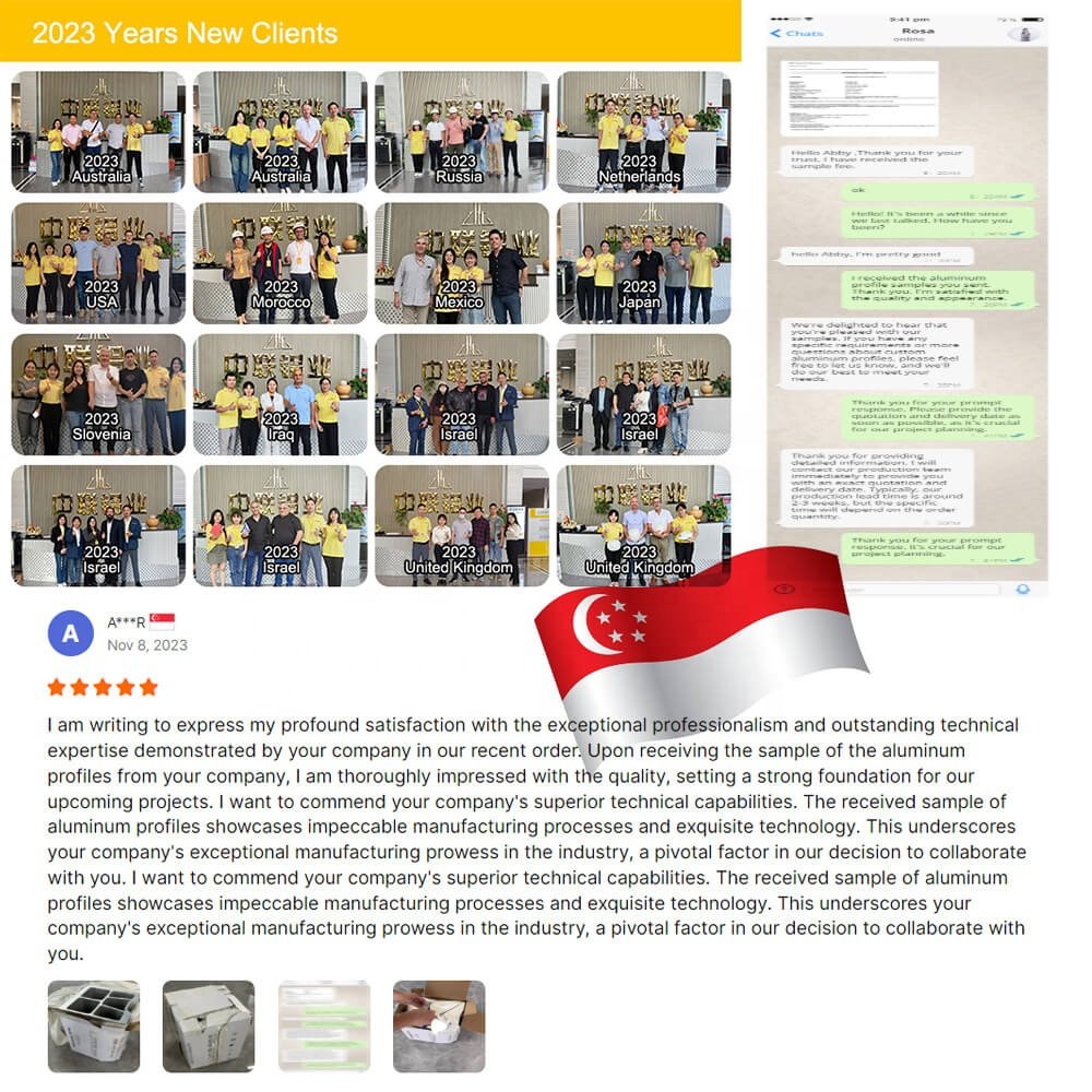 Wholesale 6063 T6 construction building materials door and window aluminum sections profiles Aluminum Panama and Bolivia