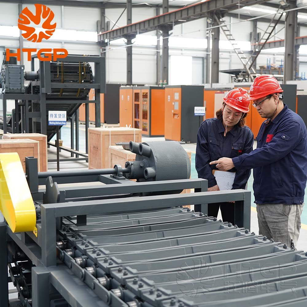 Standard aluminum ingot Batch Casting smelting furnace Scrap Aluminum Recycling Production Line with waste slag recovery system