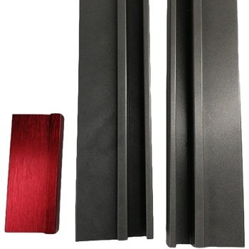 OEM factory wardrobe Cabinet aluminium frame profile in satin finish