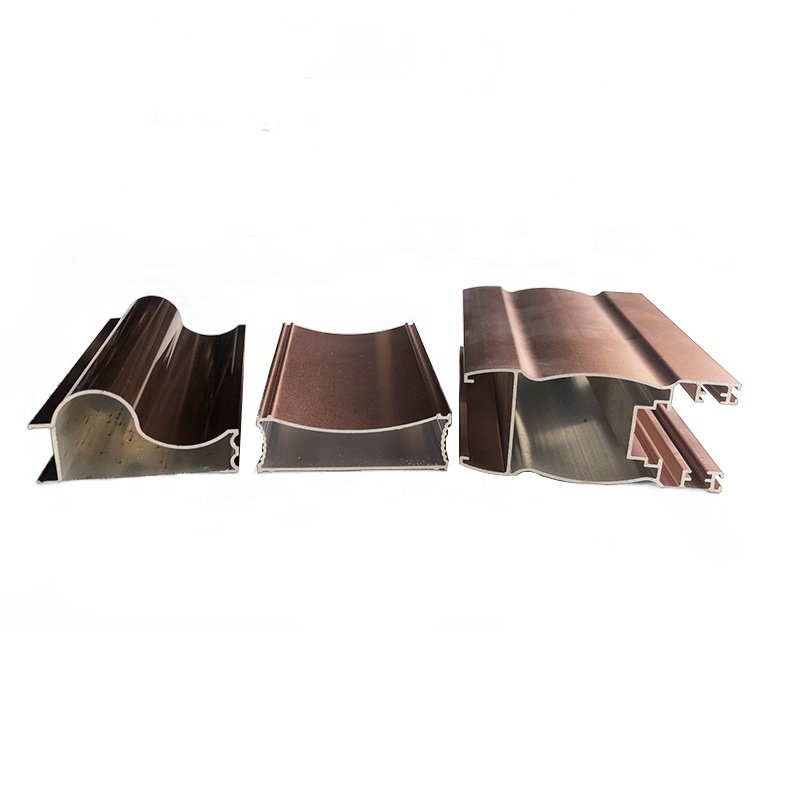 OEM factory wardrobe Cabinet aluminium frame profile in satin finish