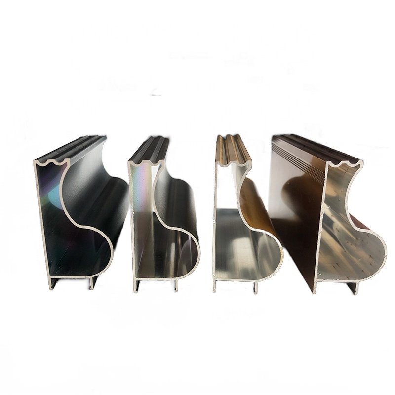 OEM factory wardrobe Cabinet aluminium frame profile in satin finish