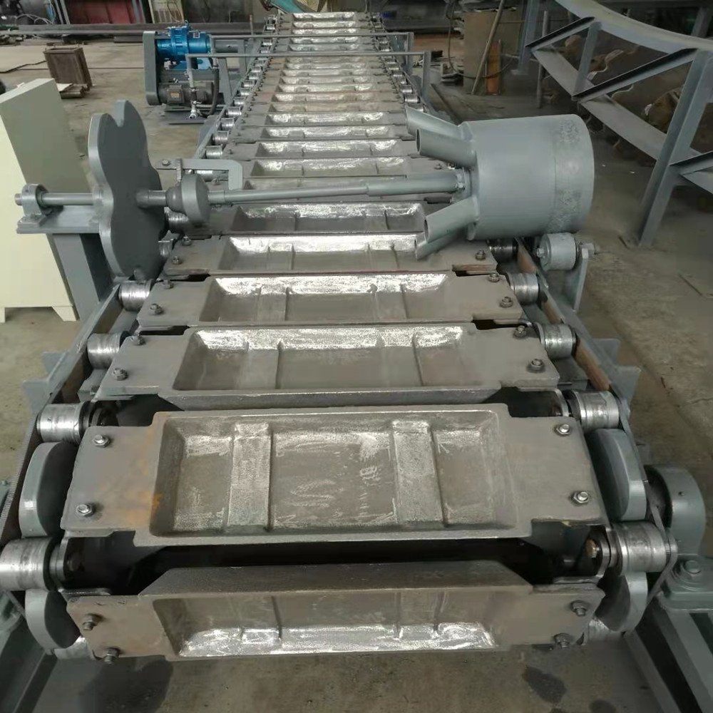 For making zinc ingots zinc ingot casting machine