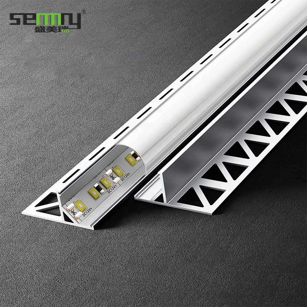 Angle Trim Edge Aluminum Profile Light For Decorations Edging Aluminum Led Strip Profiles